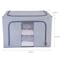 Simplify Storage Tote, 19-11/16 in L x 15-3/4 in W x 19-11/16 in H, Gray, Linen 30056-GREY - alternate 2